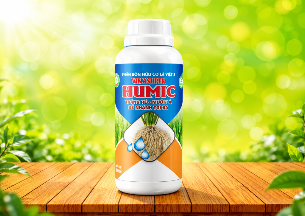 Phân bón HC Lá Việt 3 – Vinasuper Humic hữu cơ